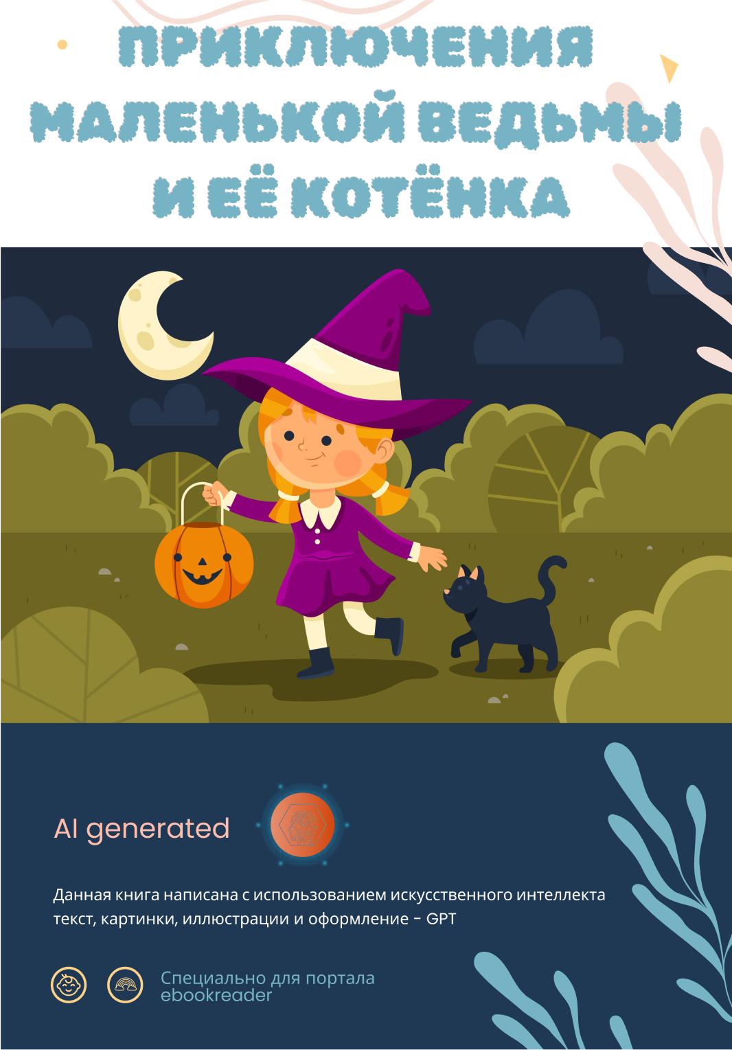 Приключения маленькой ведьмы и её котёнка