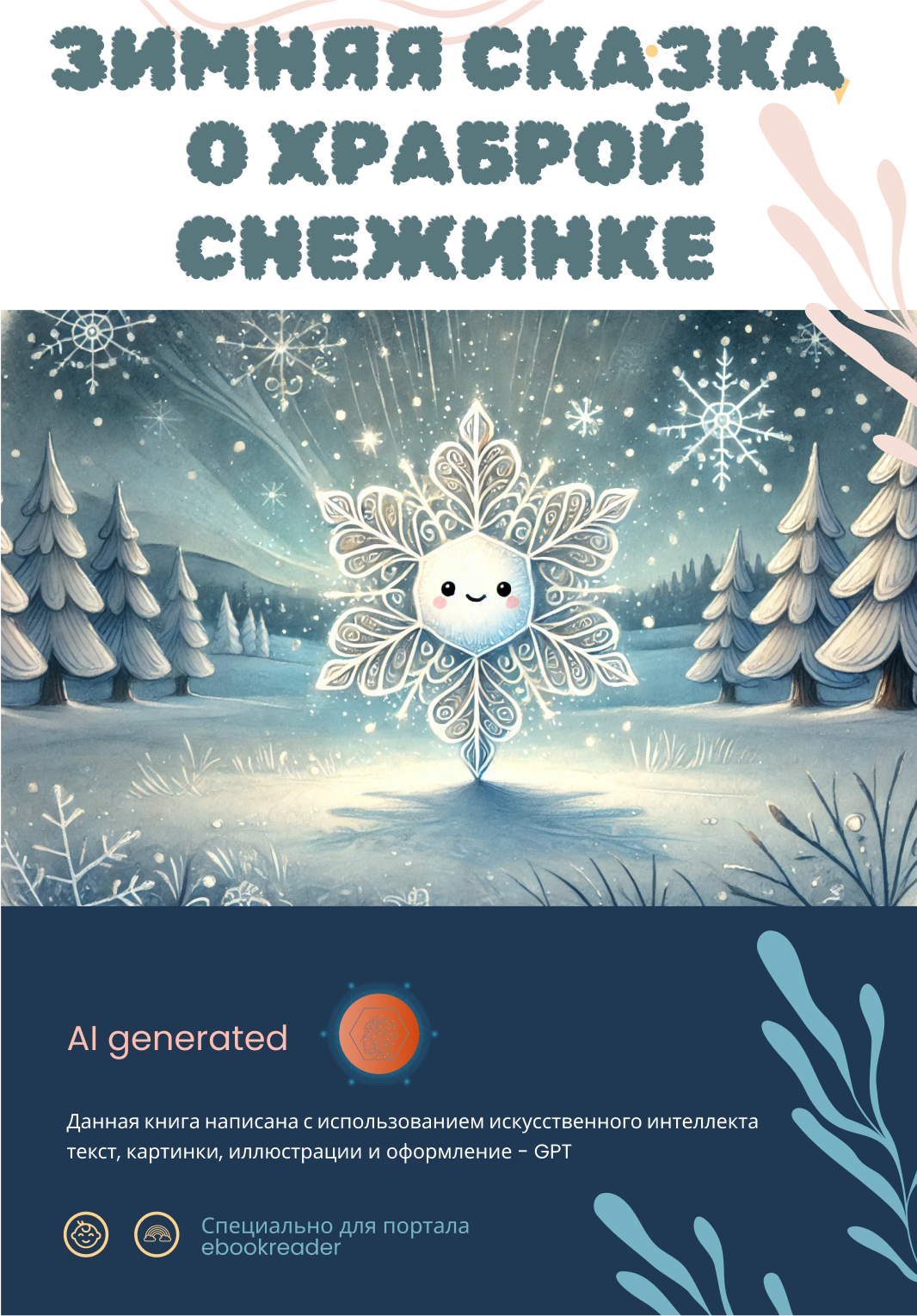 Зимняя сказка о храбром снежинке