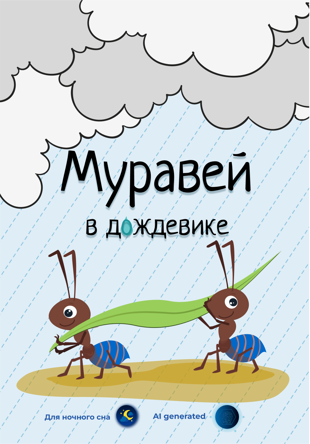 Муравей в дождевике