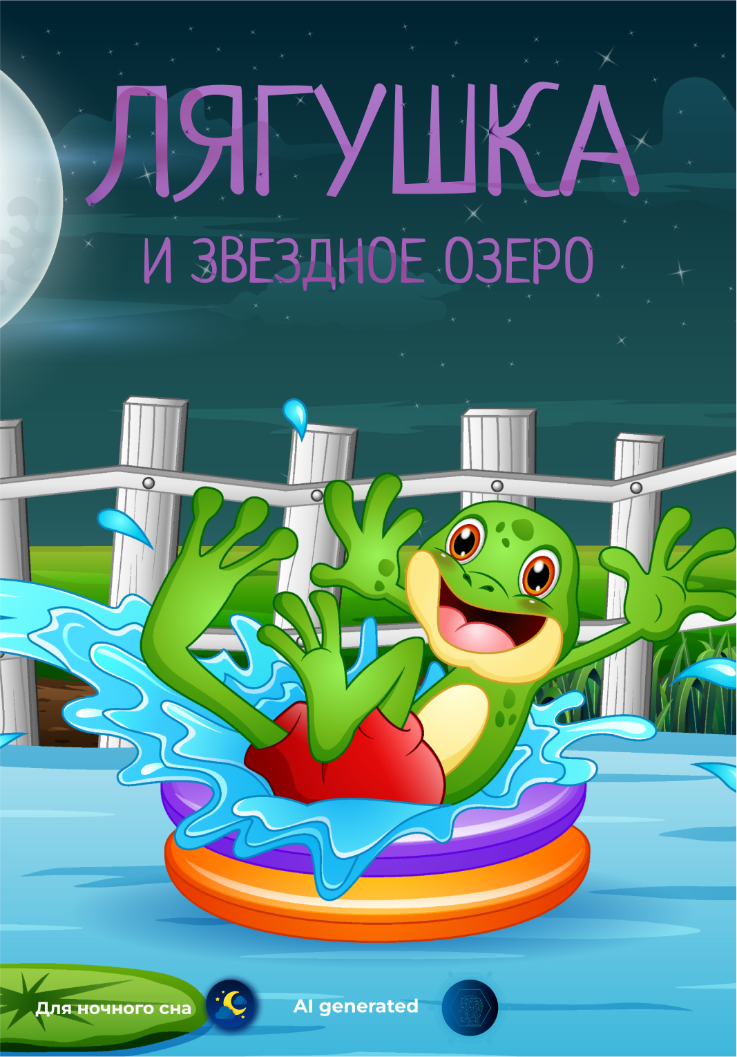 Лягушка и звёздное озеро